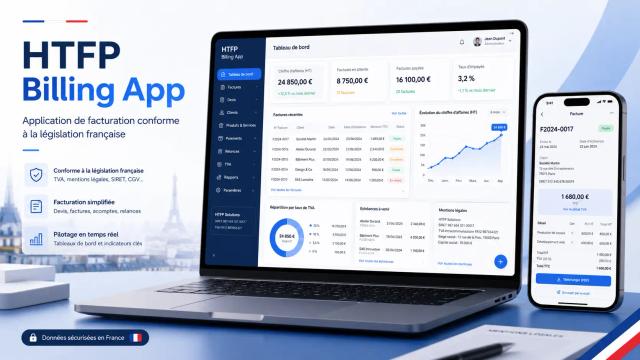 HTFP Billing App application preview